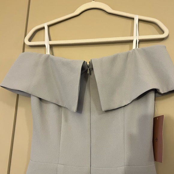 NWT BHLDN Delice off- Shoulder Crepe Dress - Picture 4 of 6